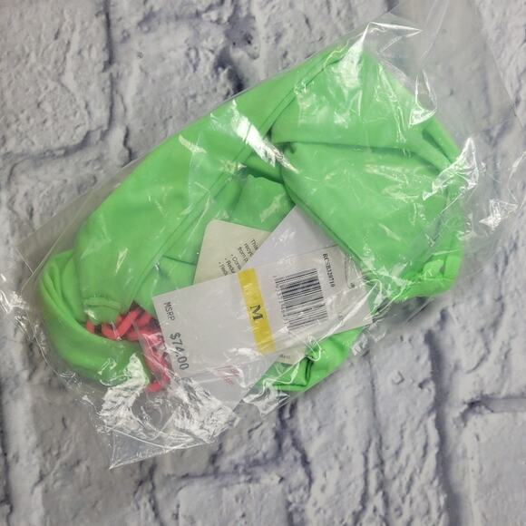 Red Carter Chain Side Bikini Bottom size Medium - Picture 4 of 14